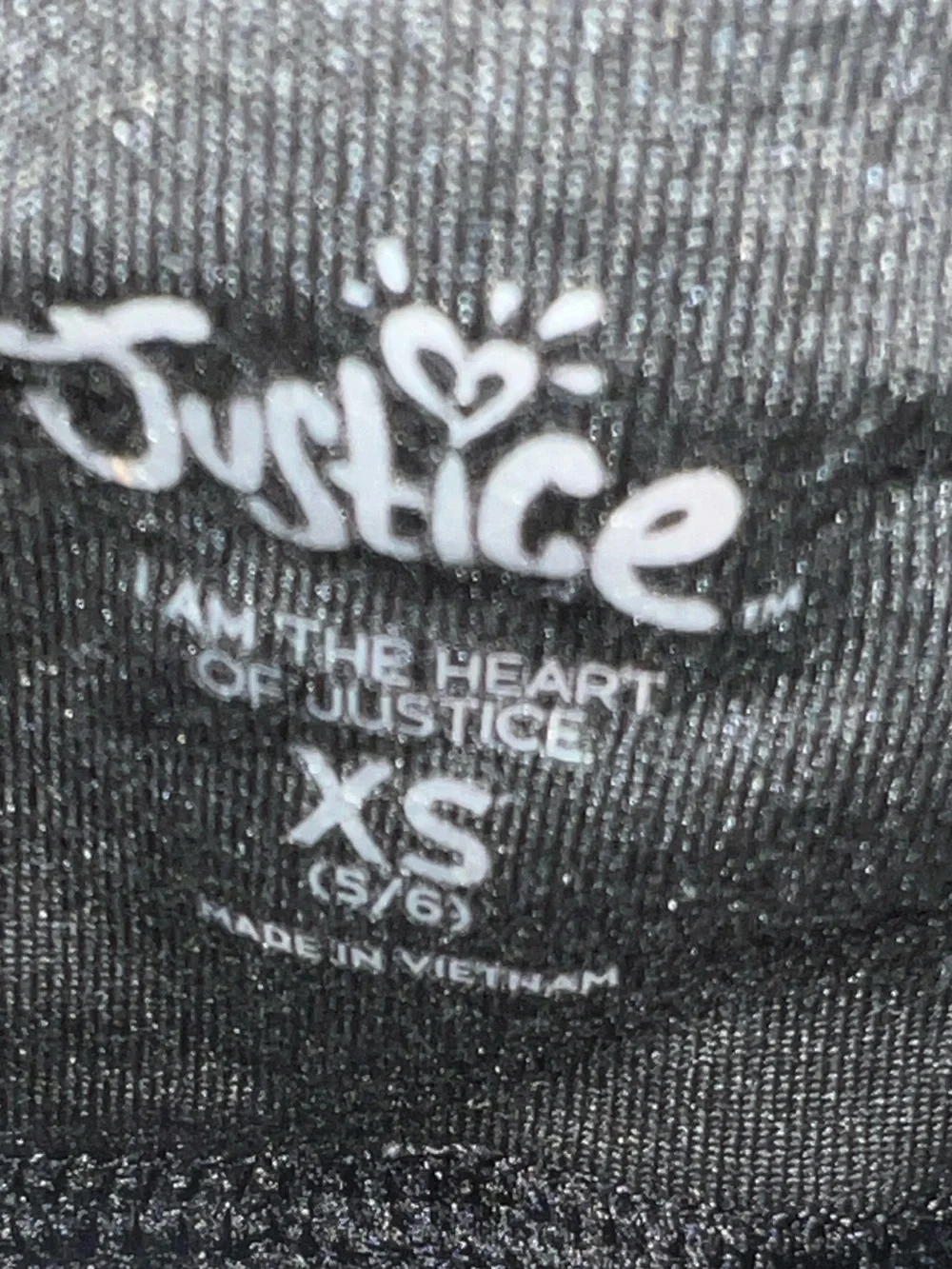 Size XS 4/5 Justice Sport Black & White Colorful Graphic Set